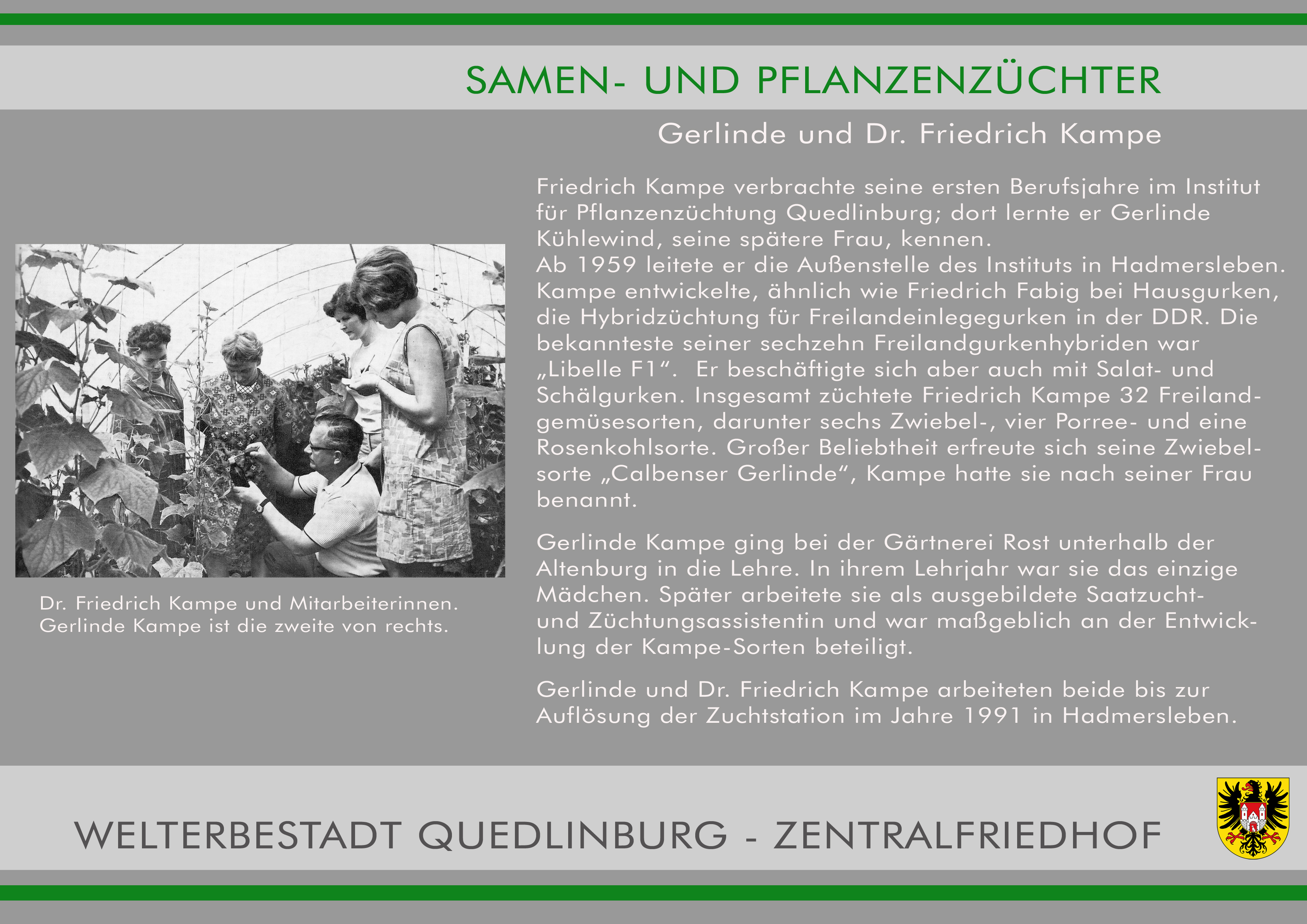 Zentralfriedhof 12 Gerlinde und Dr. Friedrich Kampe